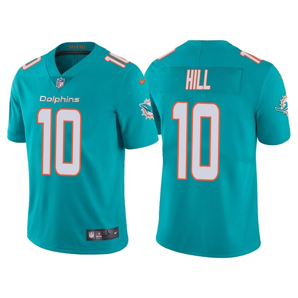 Youth Miami Dolphins #10 Tyreek Hill Aqua Vapor Untouchable Limited Stitched Jersey Youth Miami Dolphins #10 Tyreek Hill Aqua Vapor Untouchable Limited Stitched Jersey